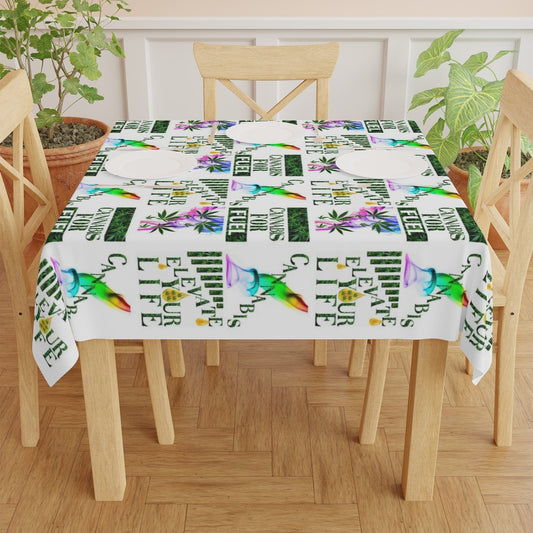 Cannabis For Fuel Tablecloth