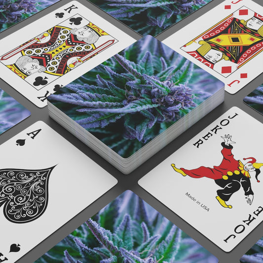 Catturrare  La Mia Attenzione Cannabis Custom Poker Cards