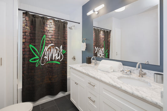 Cannabis In The Spotlight Shower Curtain