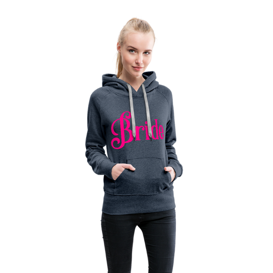 The Bride Hoodie - heather denim