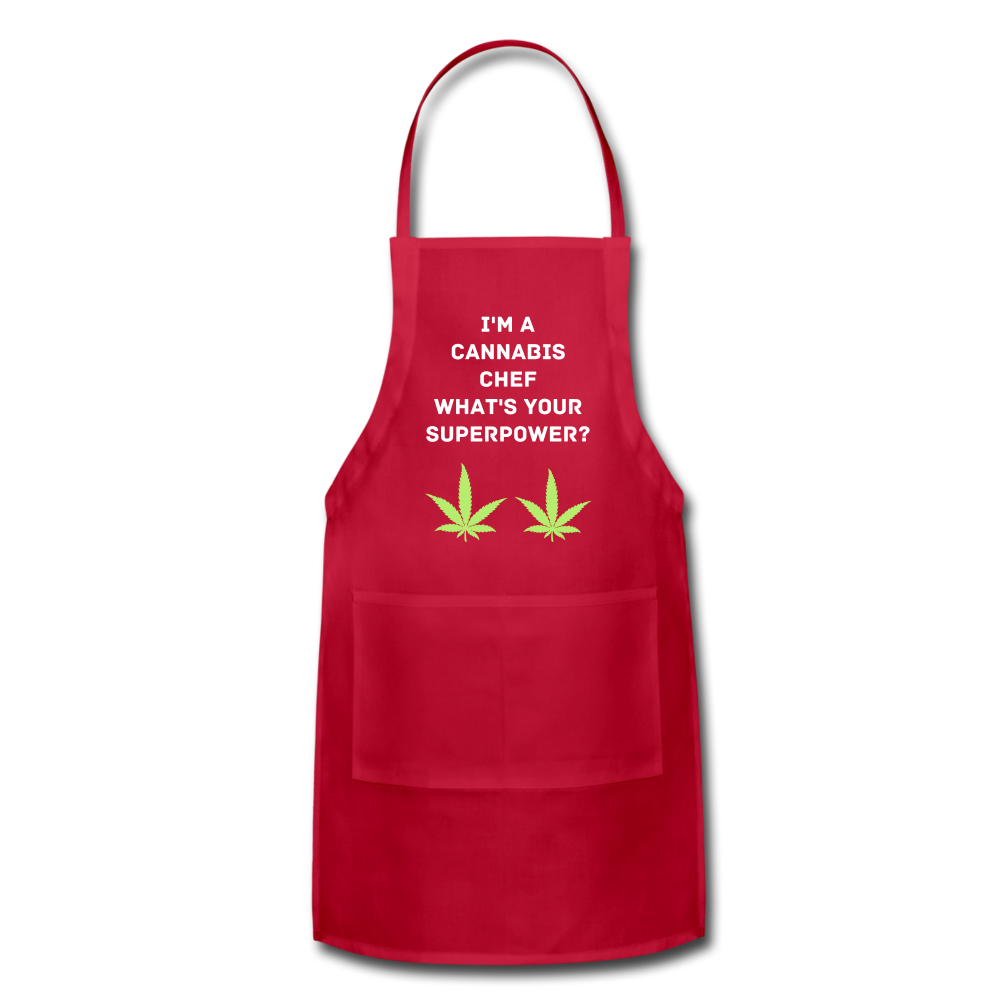 Adjustable Apron - red