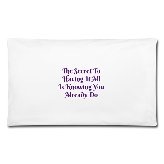 Pillowcase 32'' x 20'' - white