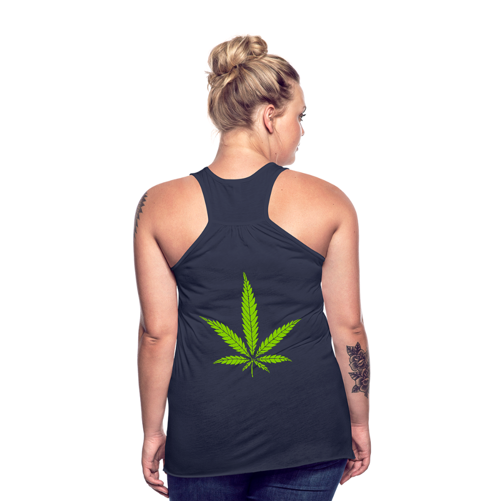 Team Sativa Women's Flowy Tank Top - navy