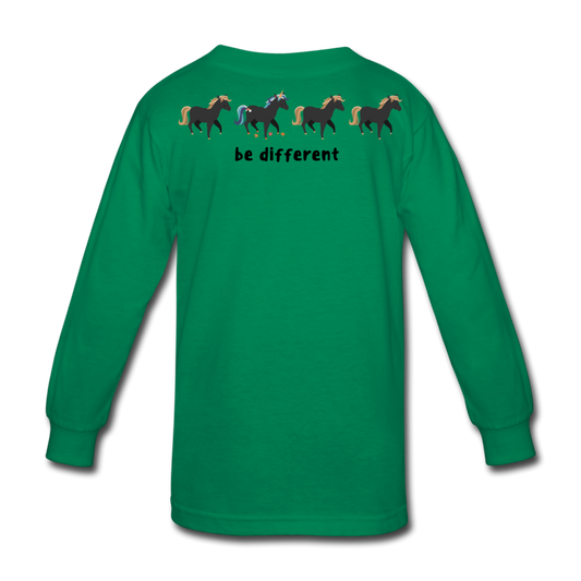 Stand Out Kids' Long Sleeve T-Shirt - kelly green