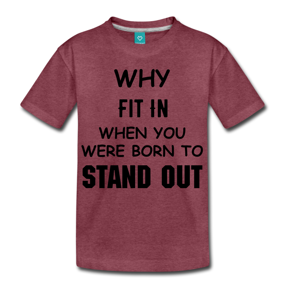 Kids' Premium T-Shirt - heather burgundy