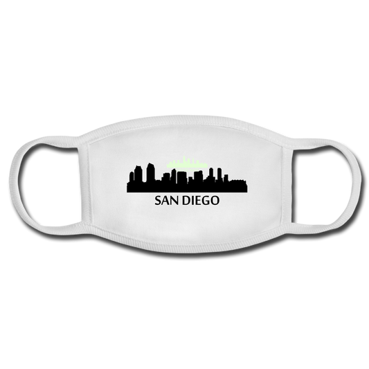 California Face Mask - white/white