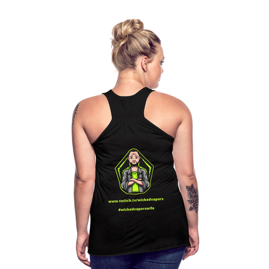 The Gamer Ladies Flowy Tank Top by Bella - black