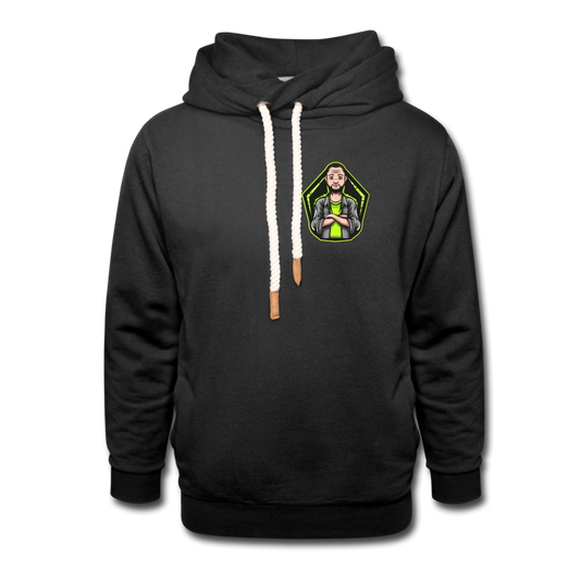 The Gamer Shawl Collar Hoodie - black