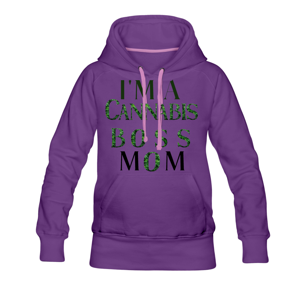 What's Your Superpower? Ladies Hoodie - purple