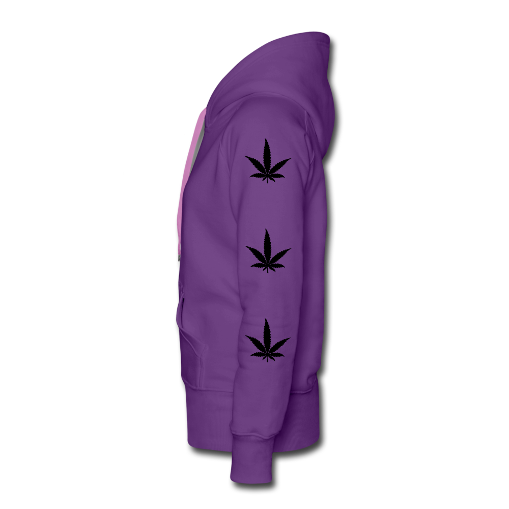 What's Your Superpower? Ladies Hoodie - purple