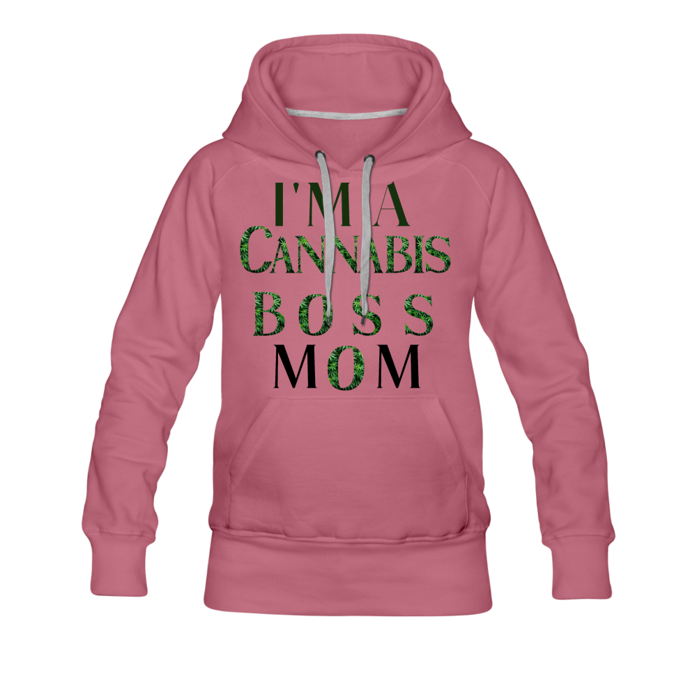 What's Your Superpower? Ladies Hoodie - mauve