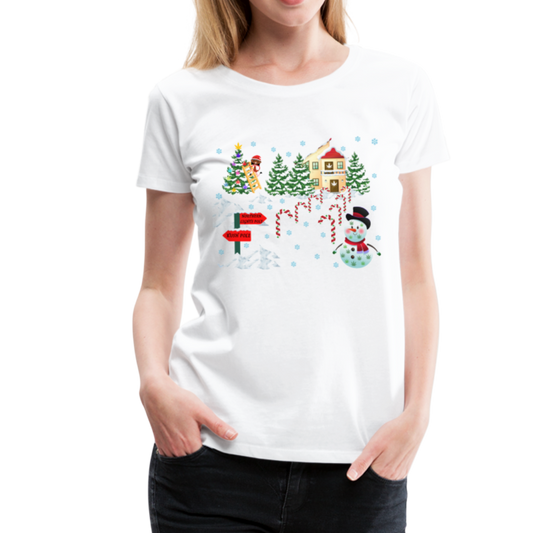 Women’s Premium T-Shirt - white