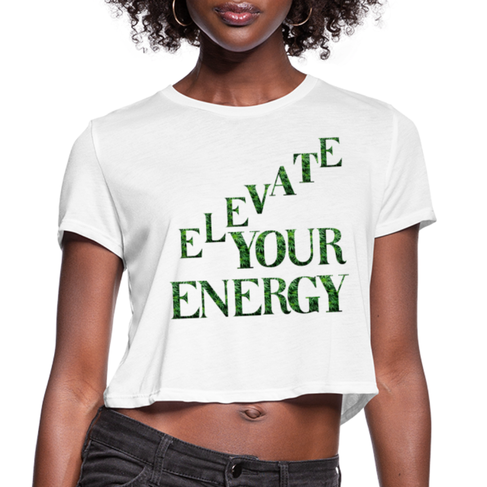 Women's Cropped T-Shirt - white